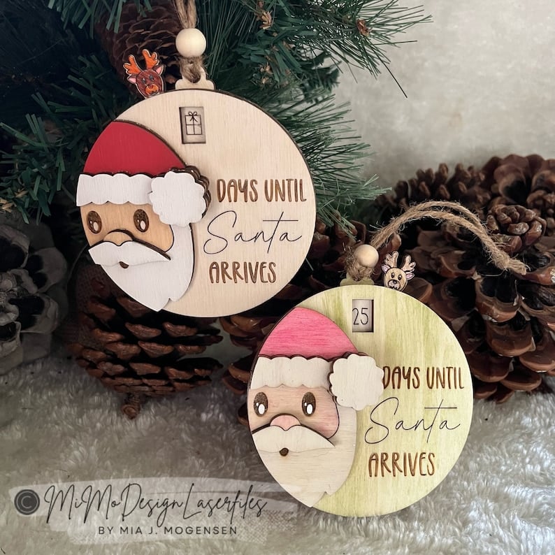 Christmas Countdown Sliding Ornament
