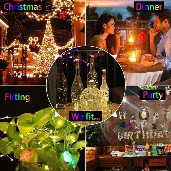 (🎅🎁2023-Christmas Hot Sale🎁-49% OFF) BOTTLE LIGHTS ( Battery Included - Replaceable )[Buy 10 Get Extra 10% OFF]