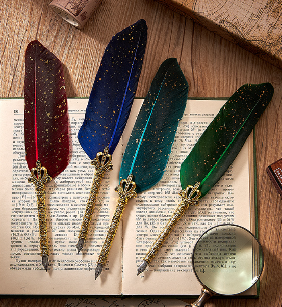 🎄🎅Early Christmas Sale 50% OFF - Vintage Quill Feather Pen