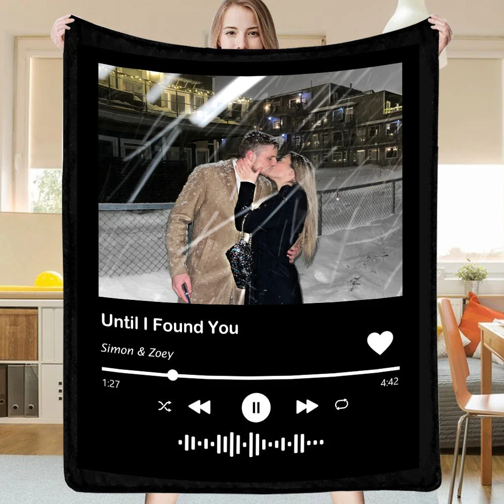 Custom Music Blanket Photo Starlight Blanket