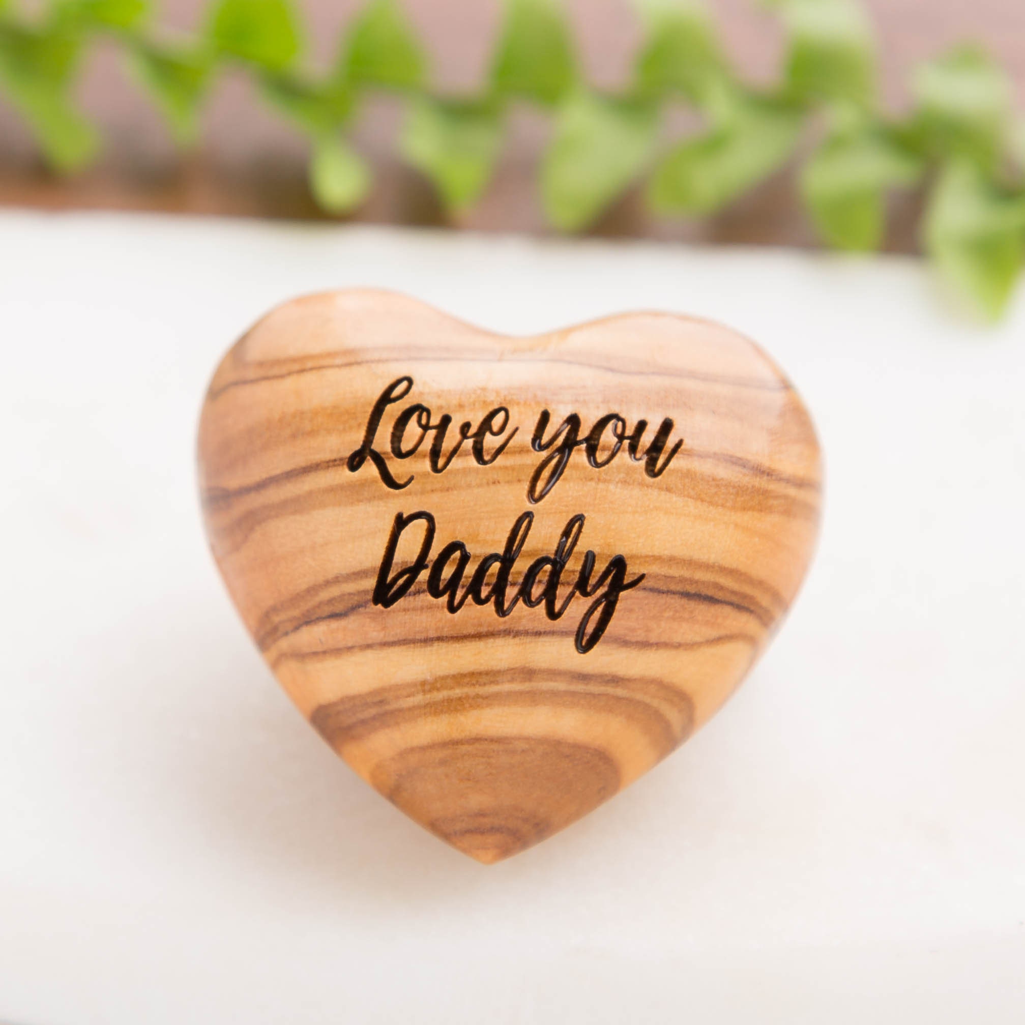 Pocket Hug Wooden Heart Token--Thanksgiving gifts, Christmas gifts