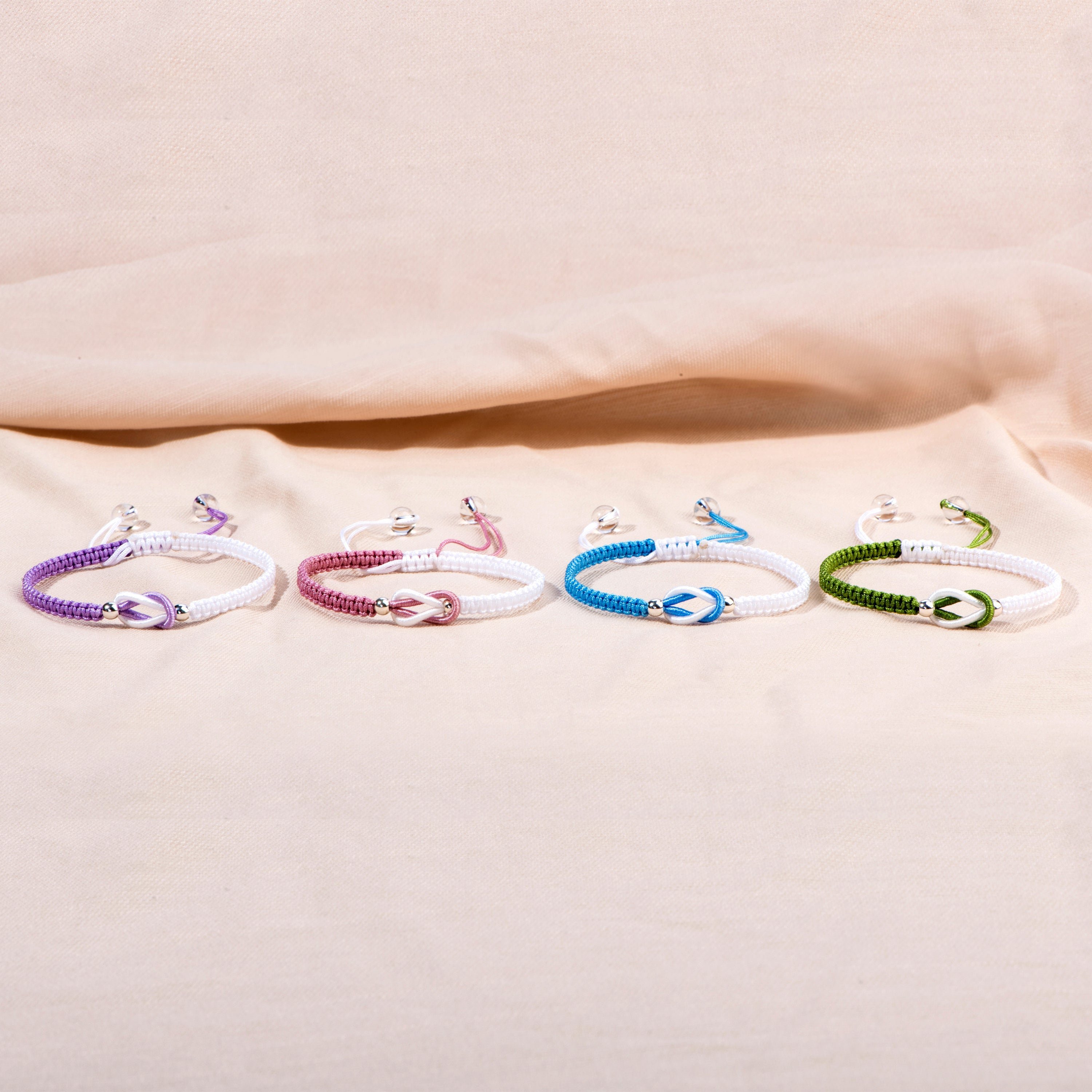 🔥  49% OFF🎁-To My Granddaughter "Forever Linked Together" Handmade Braided Bracelet