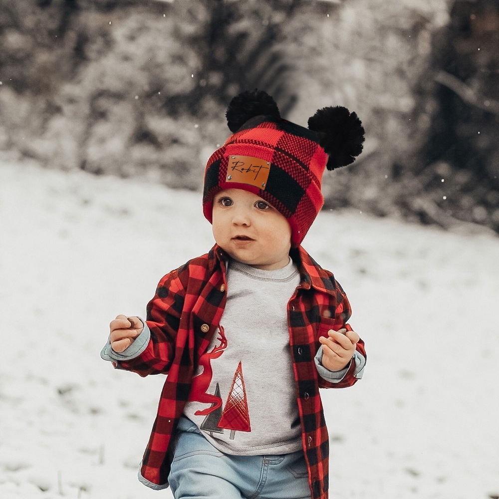 Personalized Adult &Kids Hats- Custom Name Hat- Winter Gift- Custom Knit Hat Custom Gift for Kids MaMa, Christmas Gift