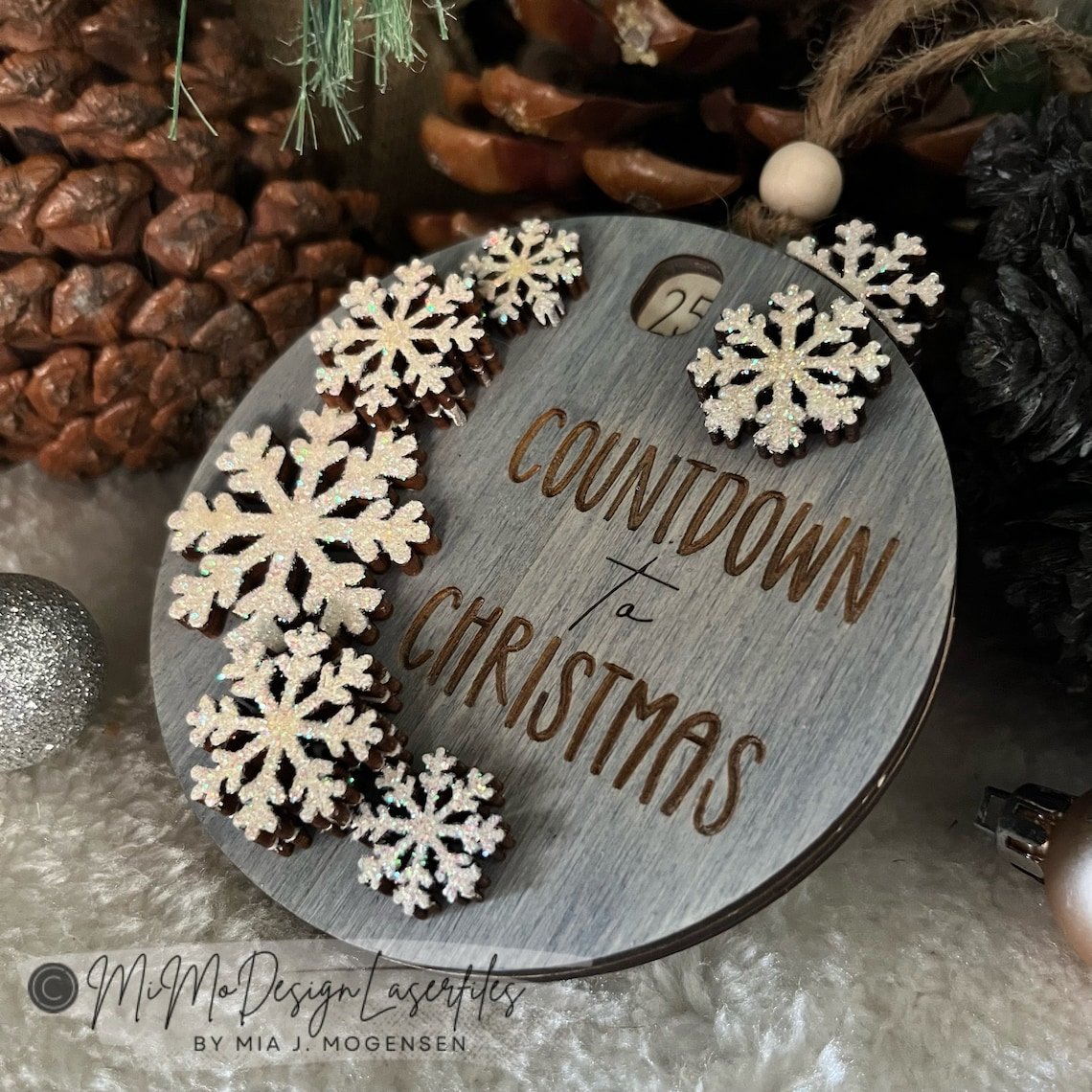 Christmas Countdown Sliding Ornament