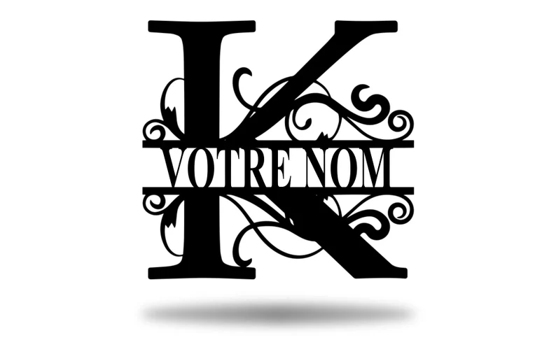 💕Personalized metal letter art 💕Customize the name you want🎁【Buy 2 free shipping】