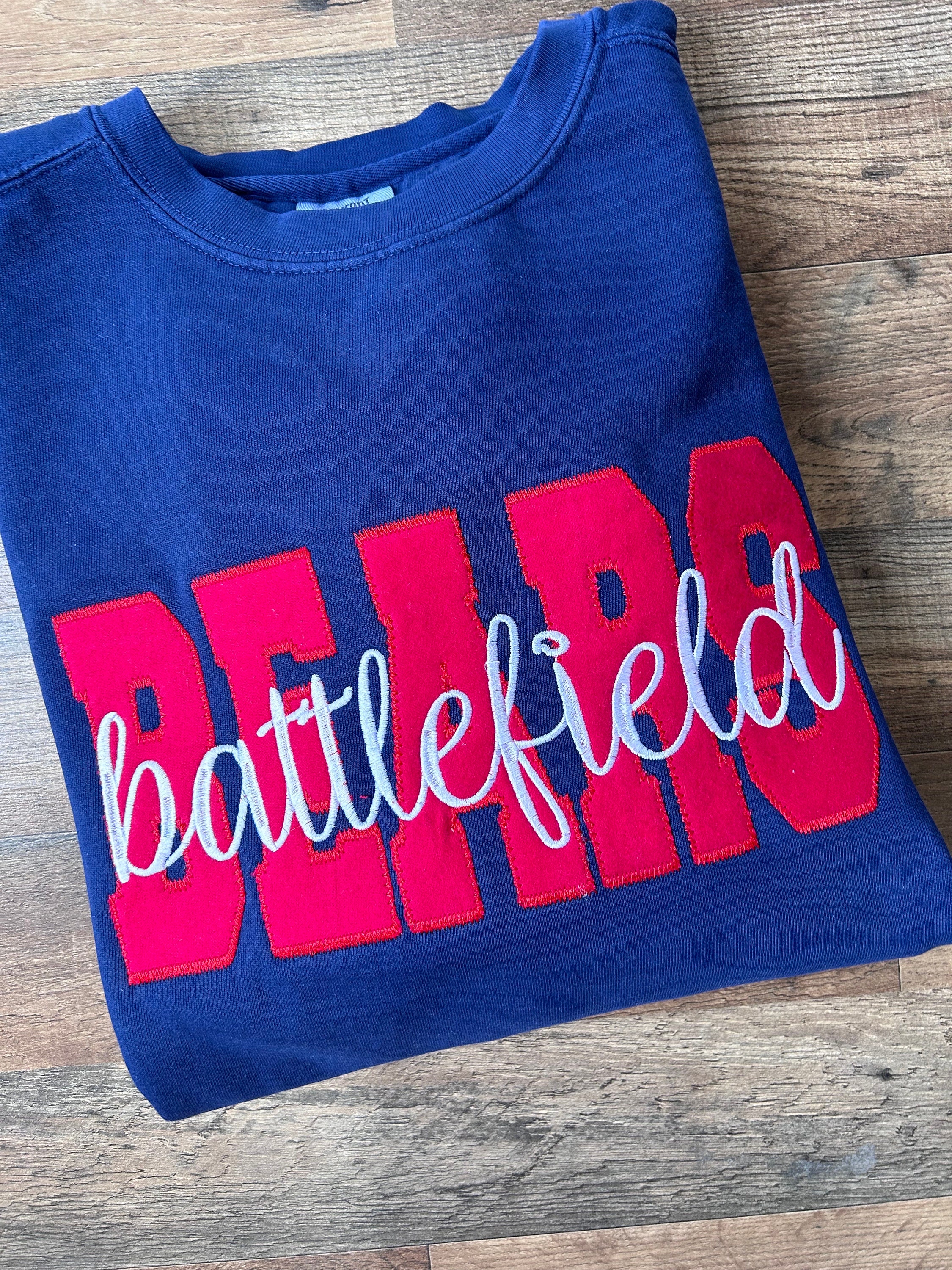 Custom Applique patch sweatshirt