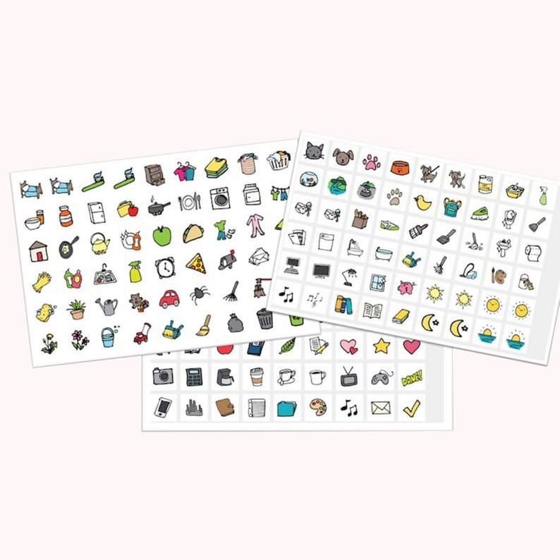 Kindlytoys Wooden Sliding Routine Chart, Chore List, Daily Checklist Board