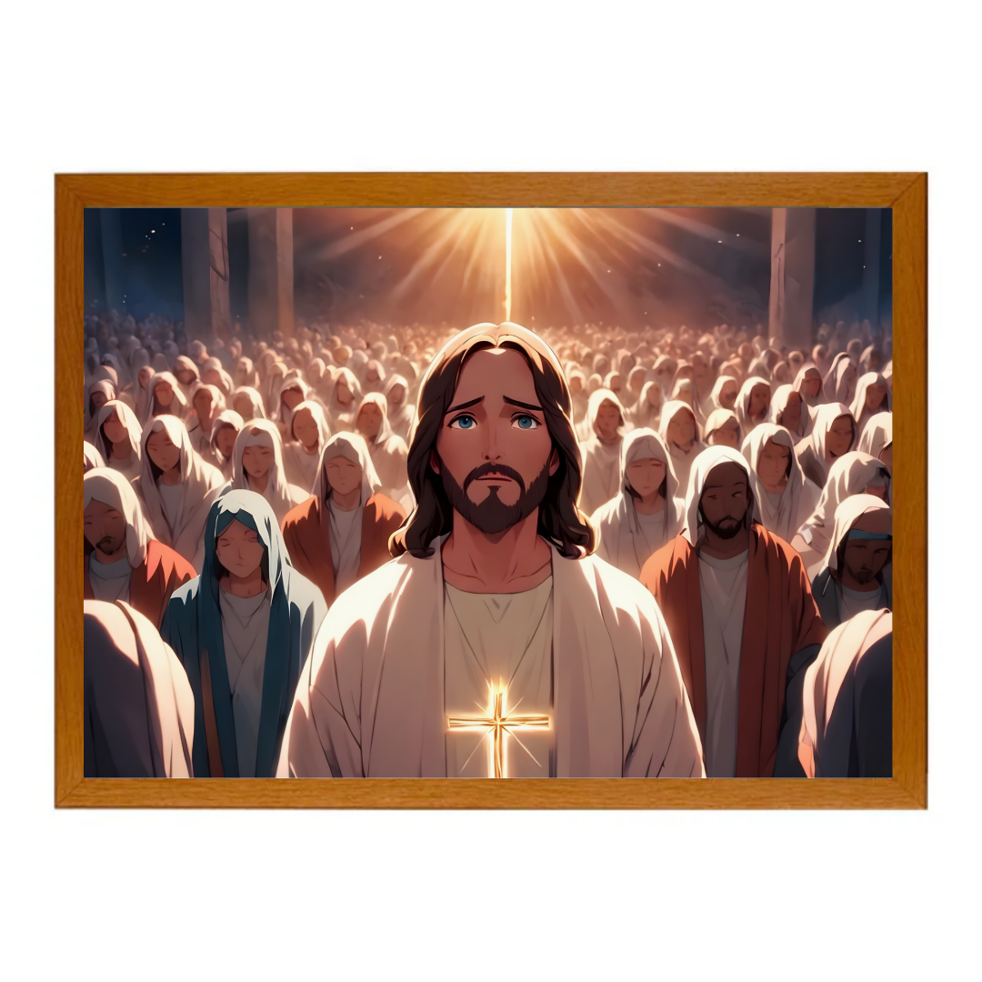 Jesus- 4D LED Painting