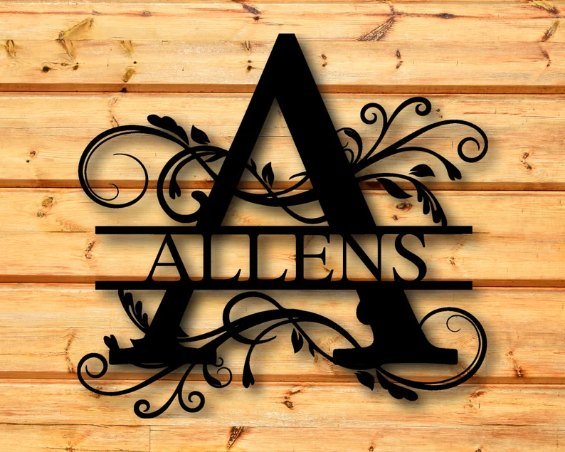 💕Personalized metal letter art 💕Customize the name you want🎁【Buy 2 free shipping】