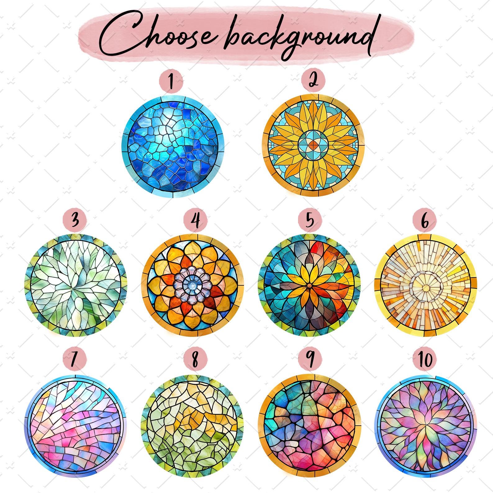 Personalized Grandma Portrait Suncatcher Window Hanging