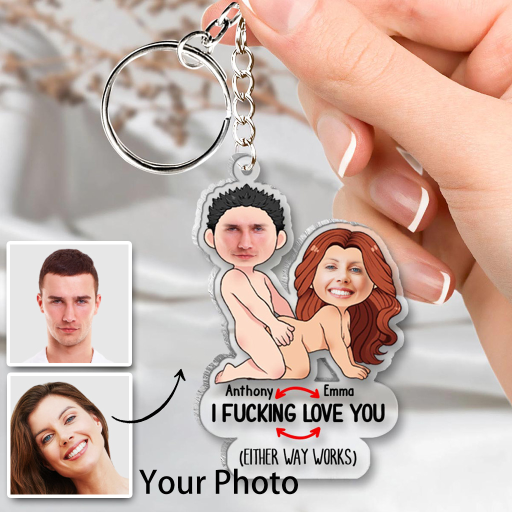 I Love You - Personalized Couple One-sided Ornament