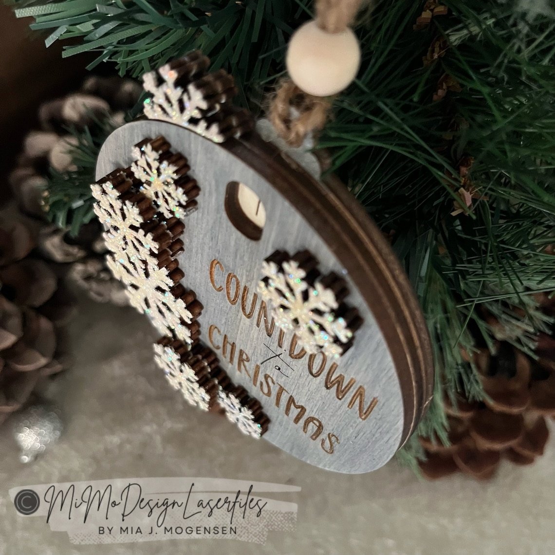 Christmas Countdown Sliding Ornament