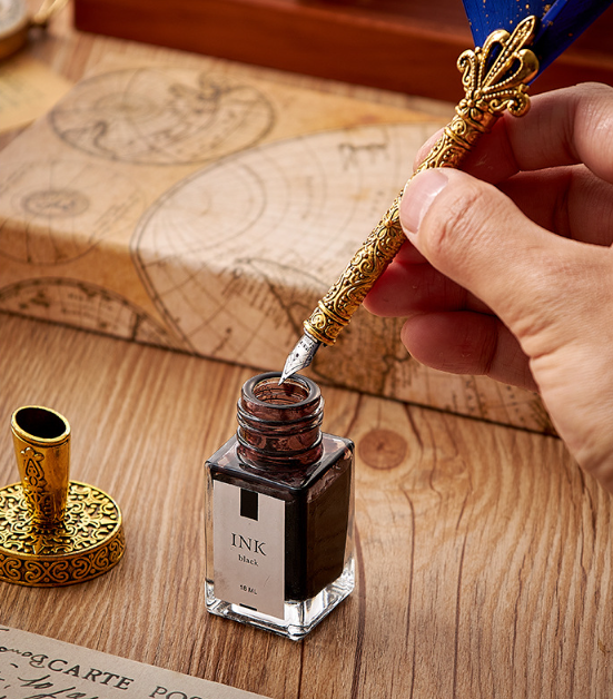 🎄🎅Early Christmas Sale 50% OFF - Vintage Quill Feather Pen