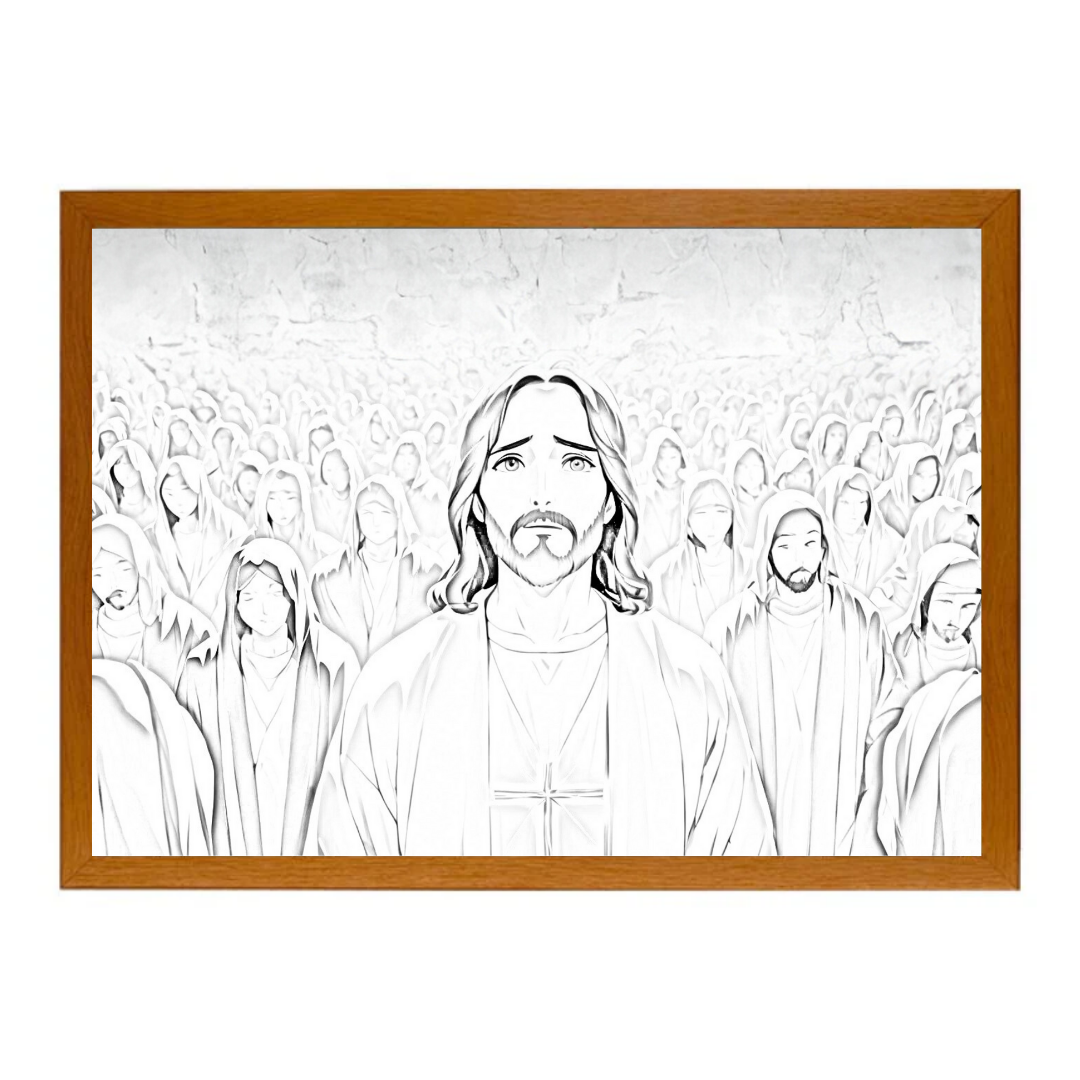 Jesus- 4D LED Painting