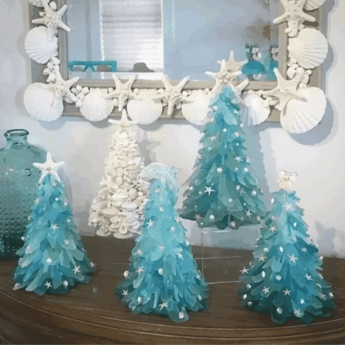  🎄2023 Arosebrden® Sea Glass Christmas Tree