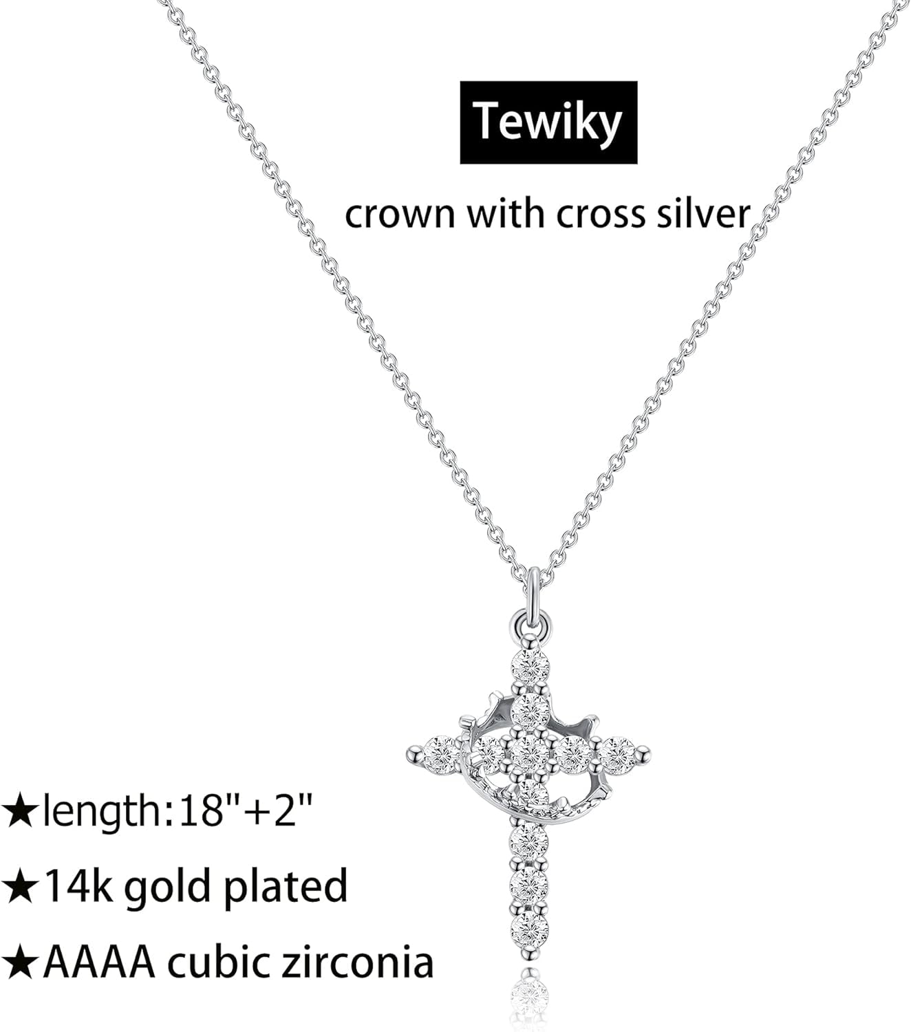 ❤️Rotatable Crown Cross Pendant Necklace❤️
