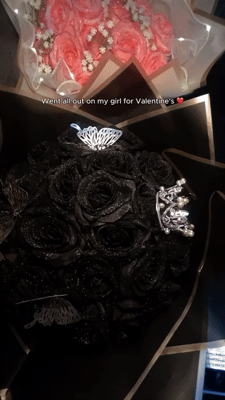 💕Glitter Rose Bouquet💕Best Valentine's Day Gift(Buy More Save More)
