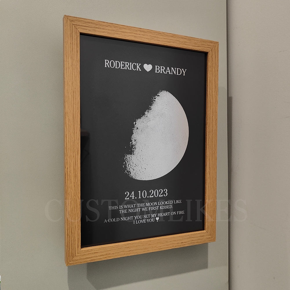 Custom Art Real Moon Phase