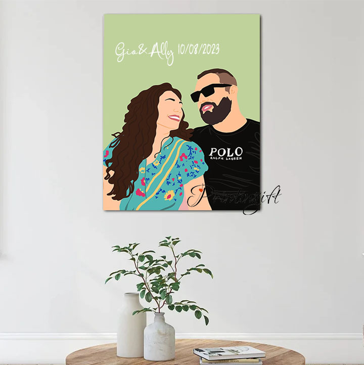 Personalized Portrait Canvas ( You Just Need To Upload Your Photo )