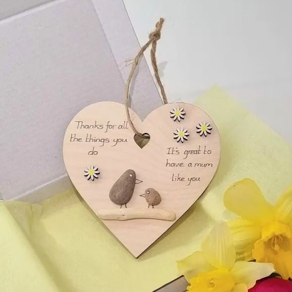 🔥HOT SALE 49% OFF - 💕Wooden Heart Thank You Gift