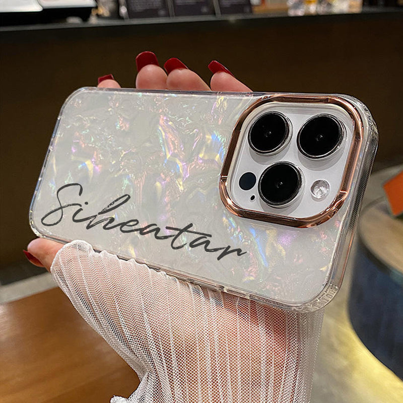 Personalized Textured design glitter phone case