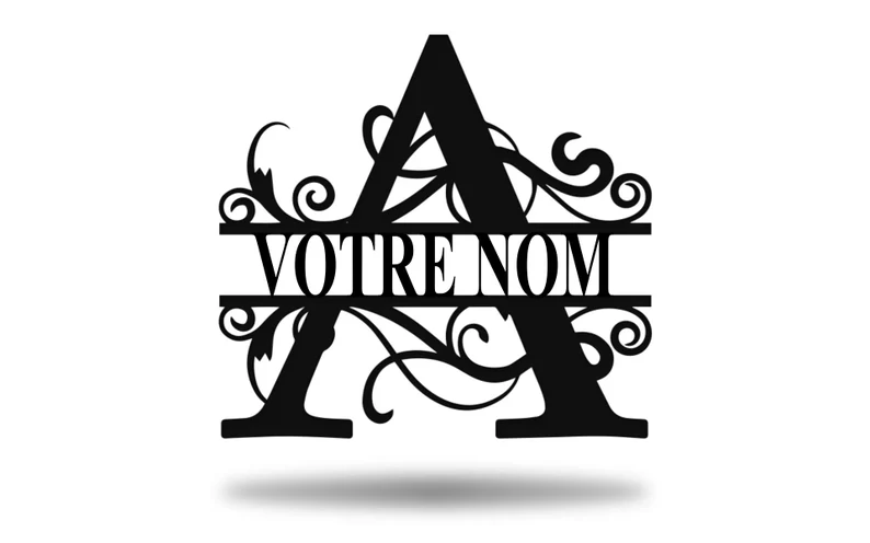 💕Personalized metal letter art 💕Customize the name you want🎁【Buy 2 free shipping】