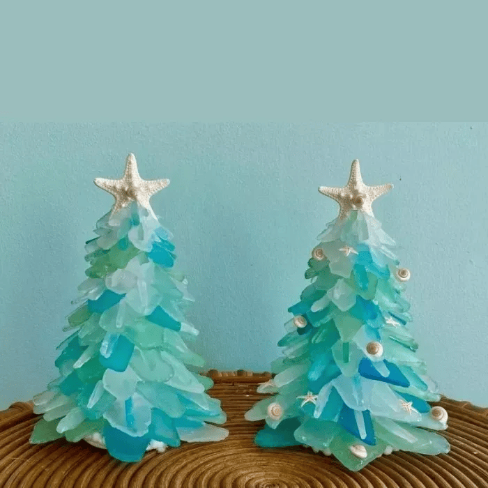  🎄2023 Arosebrden® Sea Glass Christmas Tree