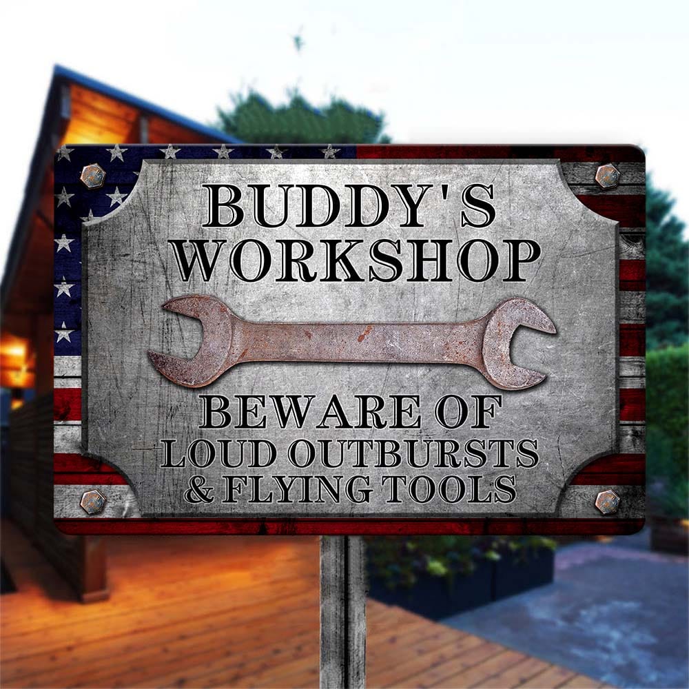 I Can Fix Any Thing Car Metal Sign 