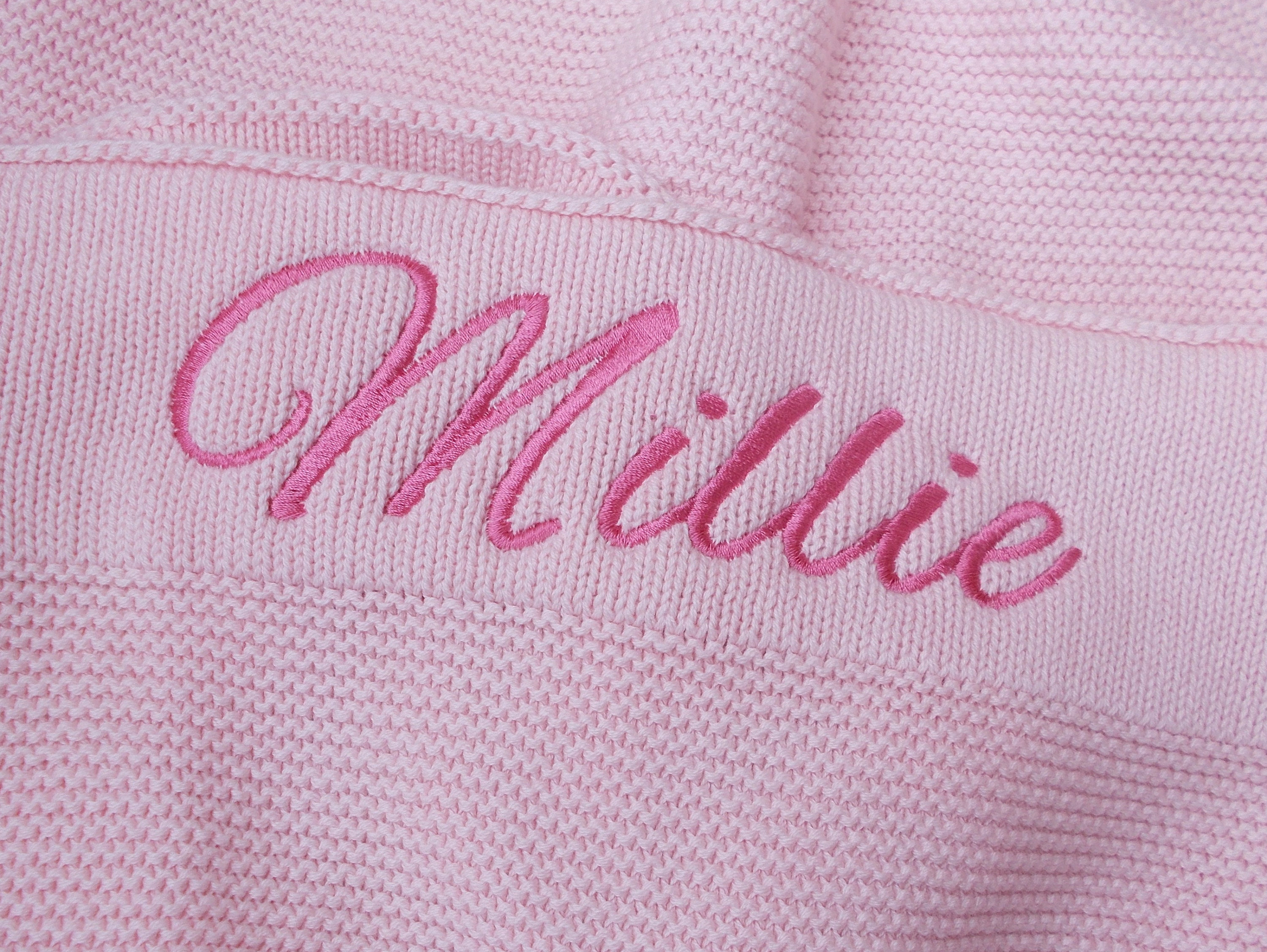 🎁Buy 2 free shipping🎁High quality personalized super soft embroidered name blanket for Kids