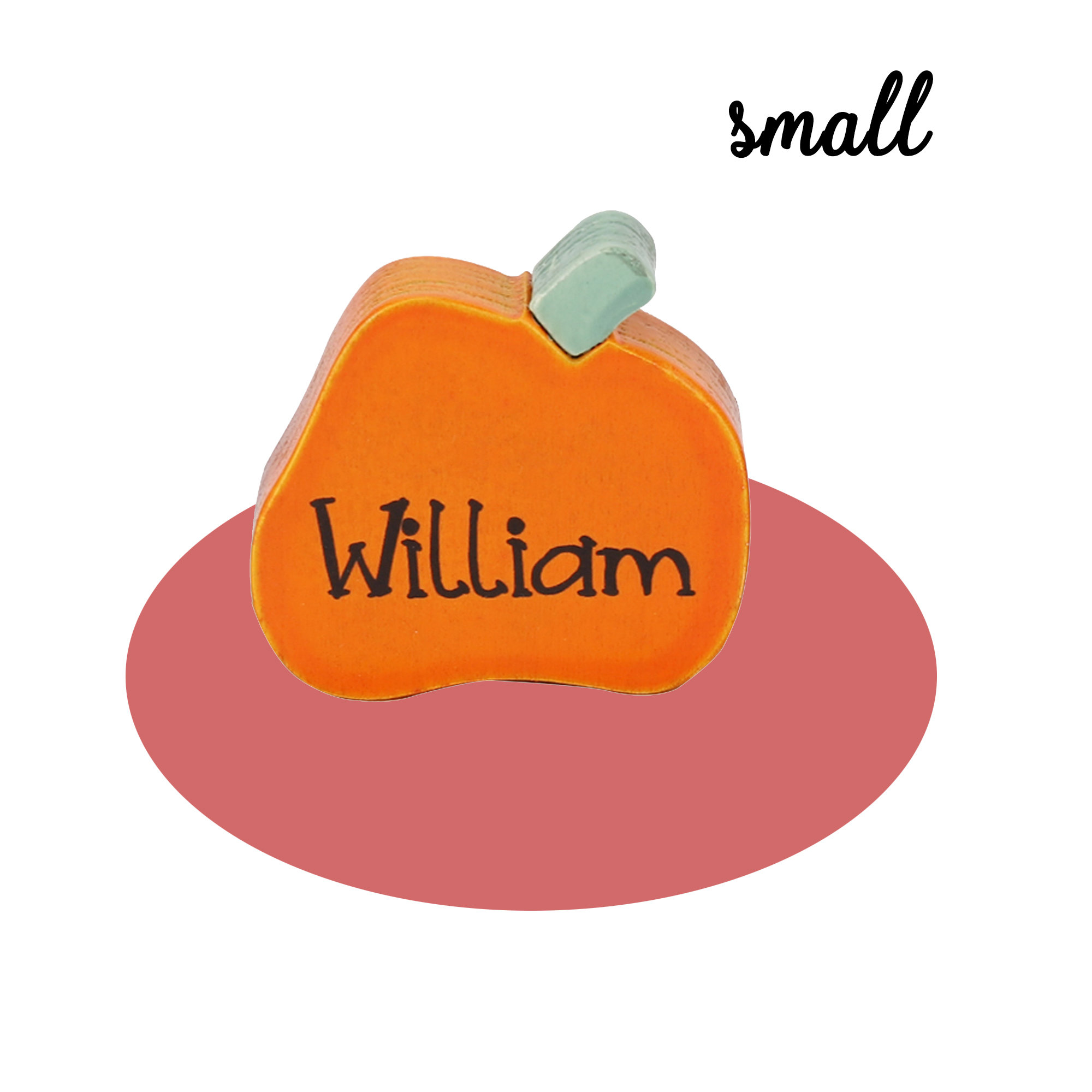 Personalized Pumpkins Family Block Set