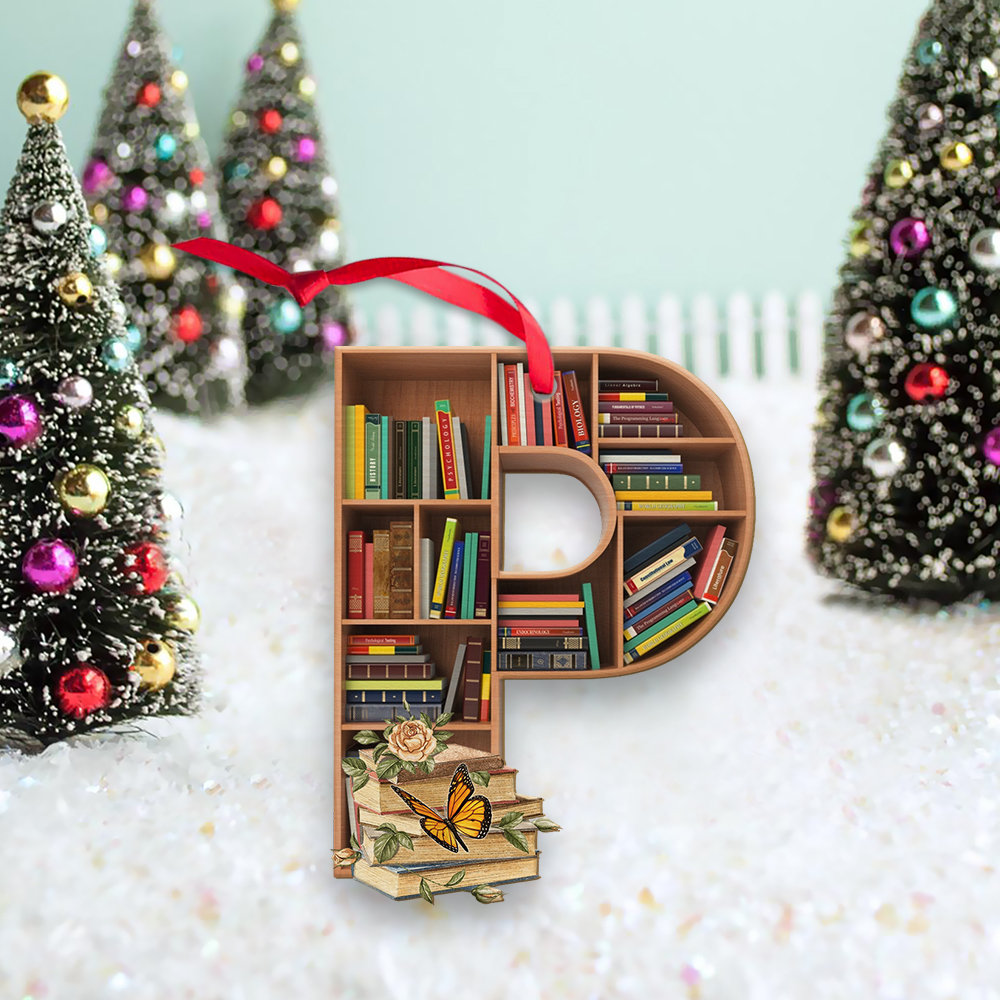 [Copy]Book Lovers Heart Ornament