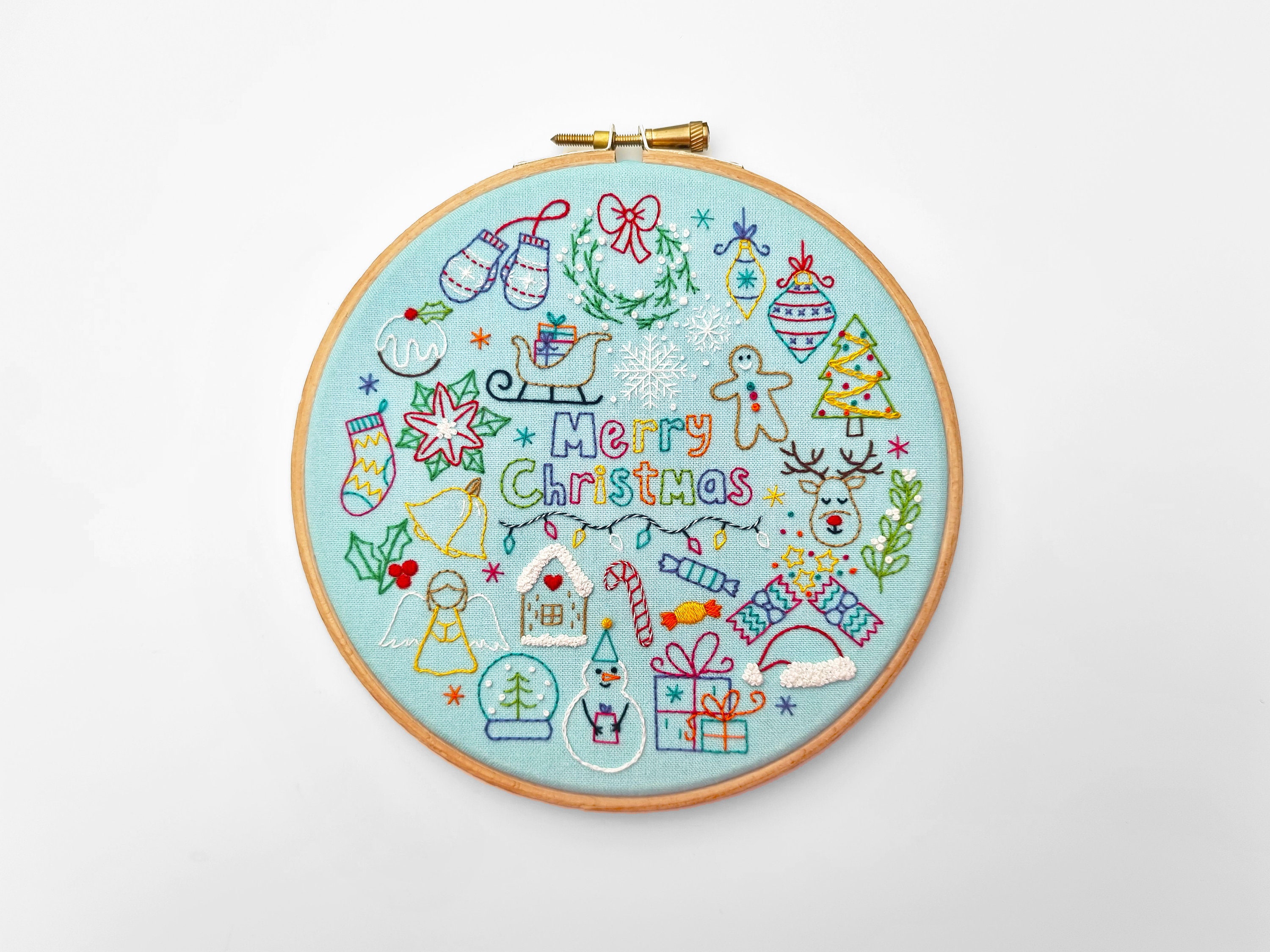 24 Days of Advent, Christmas Embroidery Kit