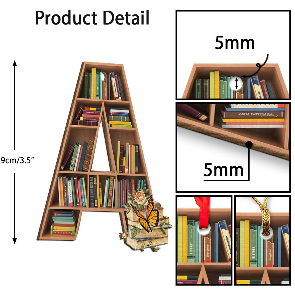 [Copy]Book Lovers Heart Ornament