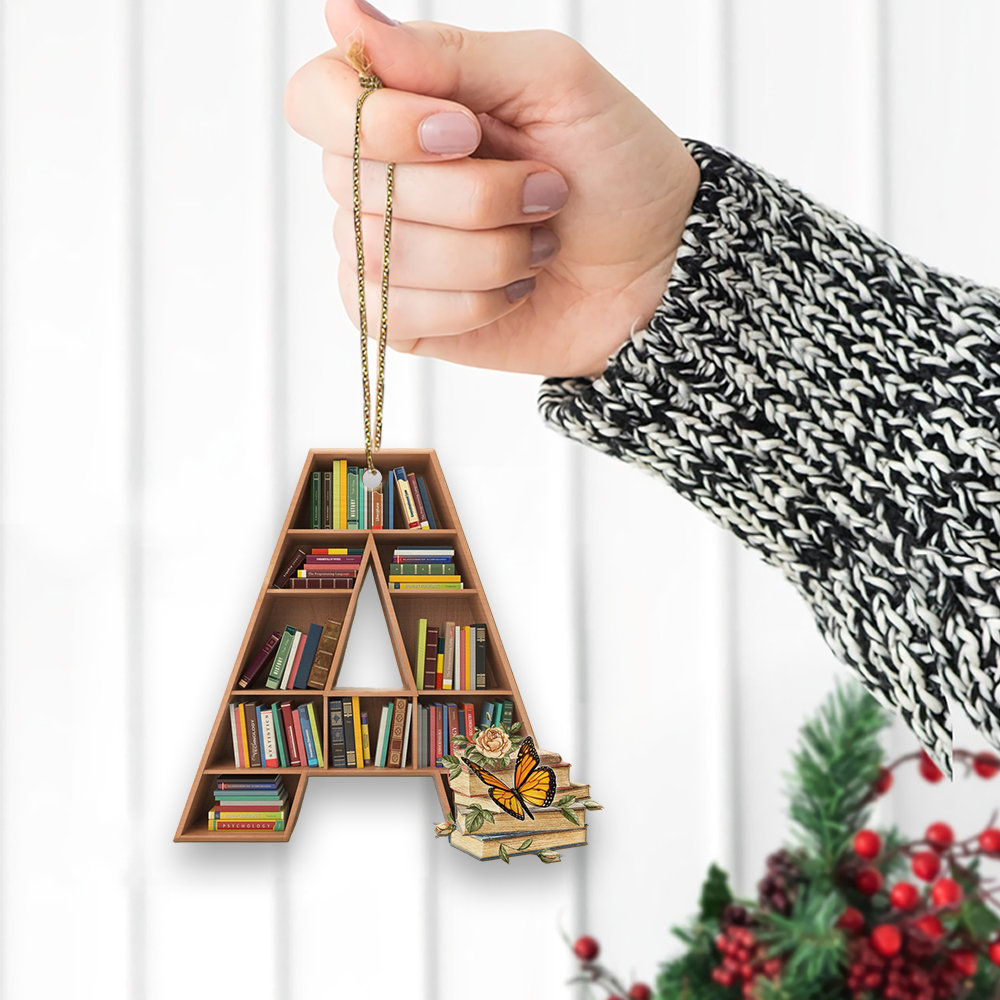 [Copy]Book Lovers Heart Ornament