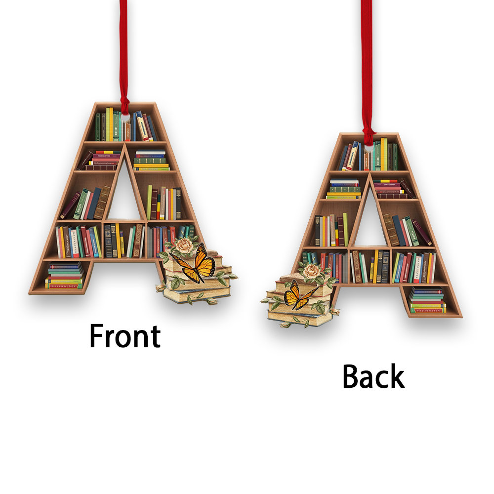 [Copy]Book Lovers Heart Ornament