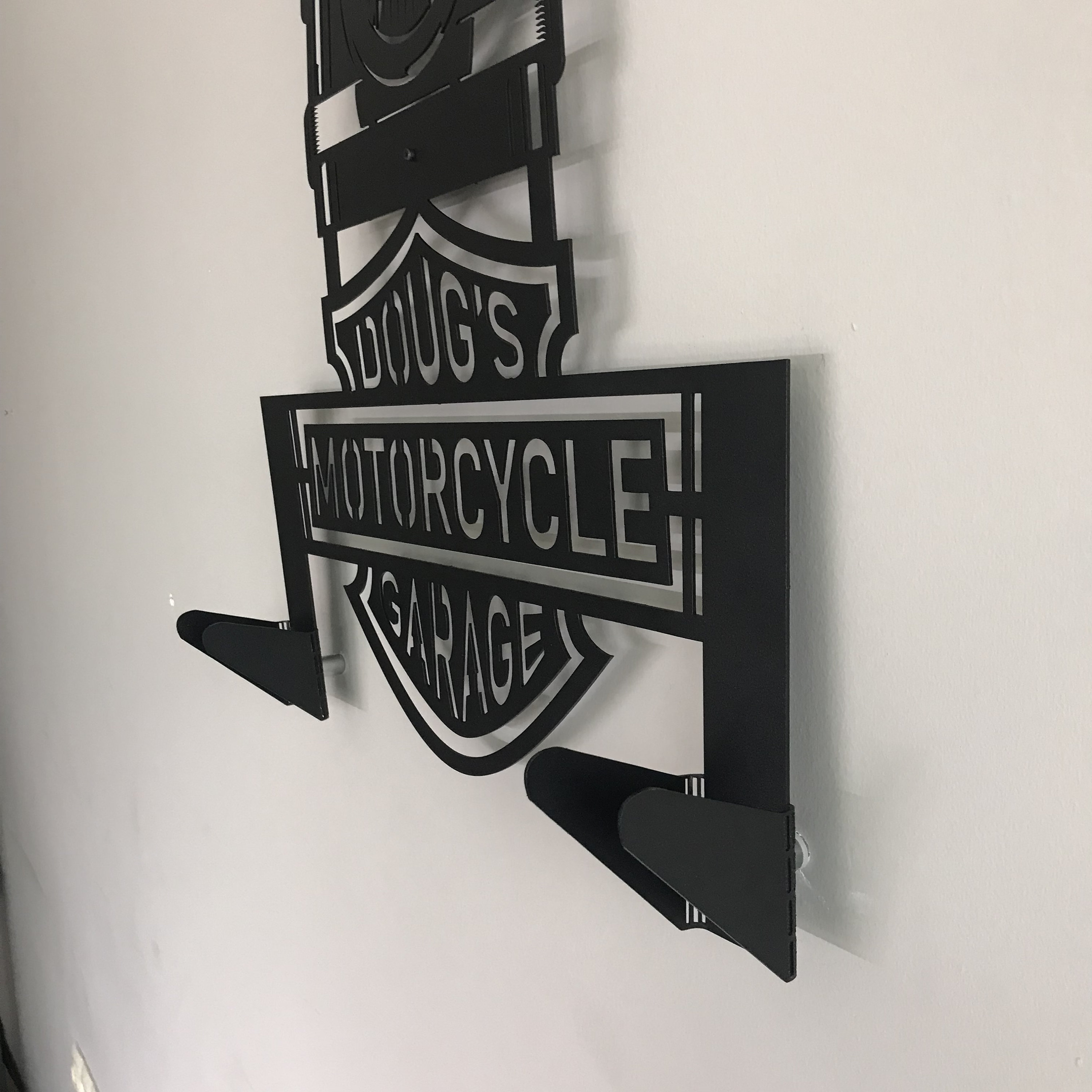 Custom Motorcycle Helmet Holder, Great Gift for Bikers
