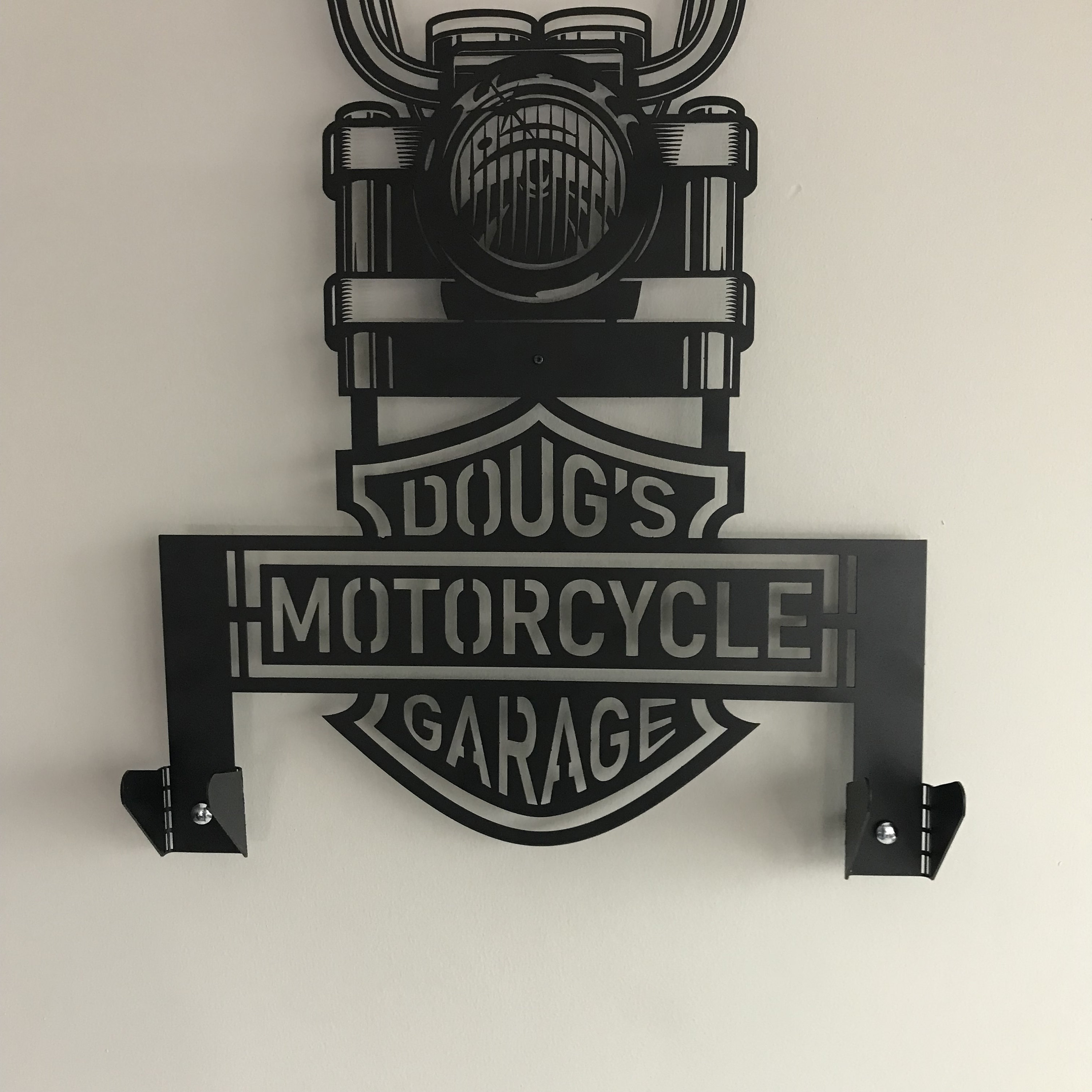 Custom Motorcycle Helmet Holder, Great Gift for Bikers