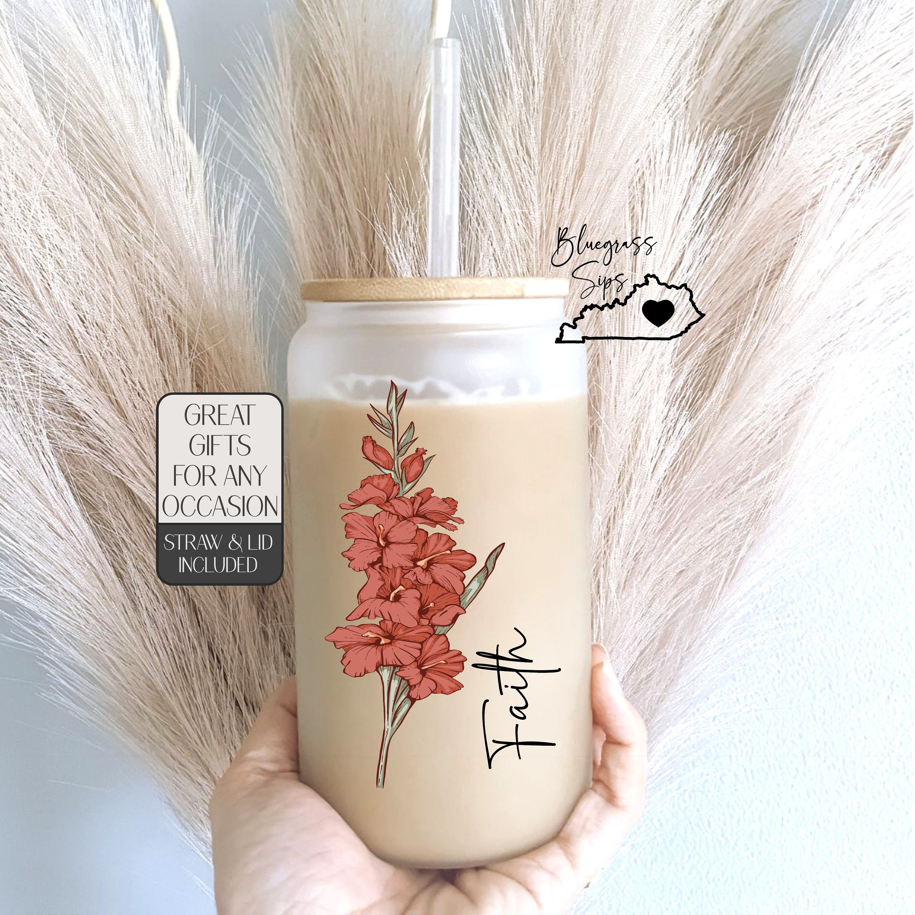 Personalized Color Birth Flower Cup With Name For Coffee,Tea,Drinks Lover🎁( Buy 3 Free Shipping)