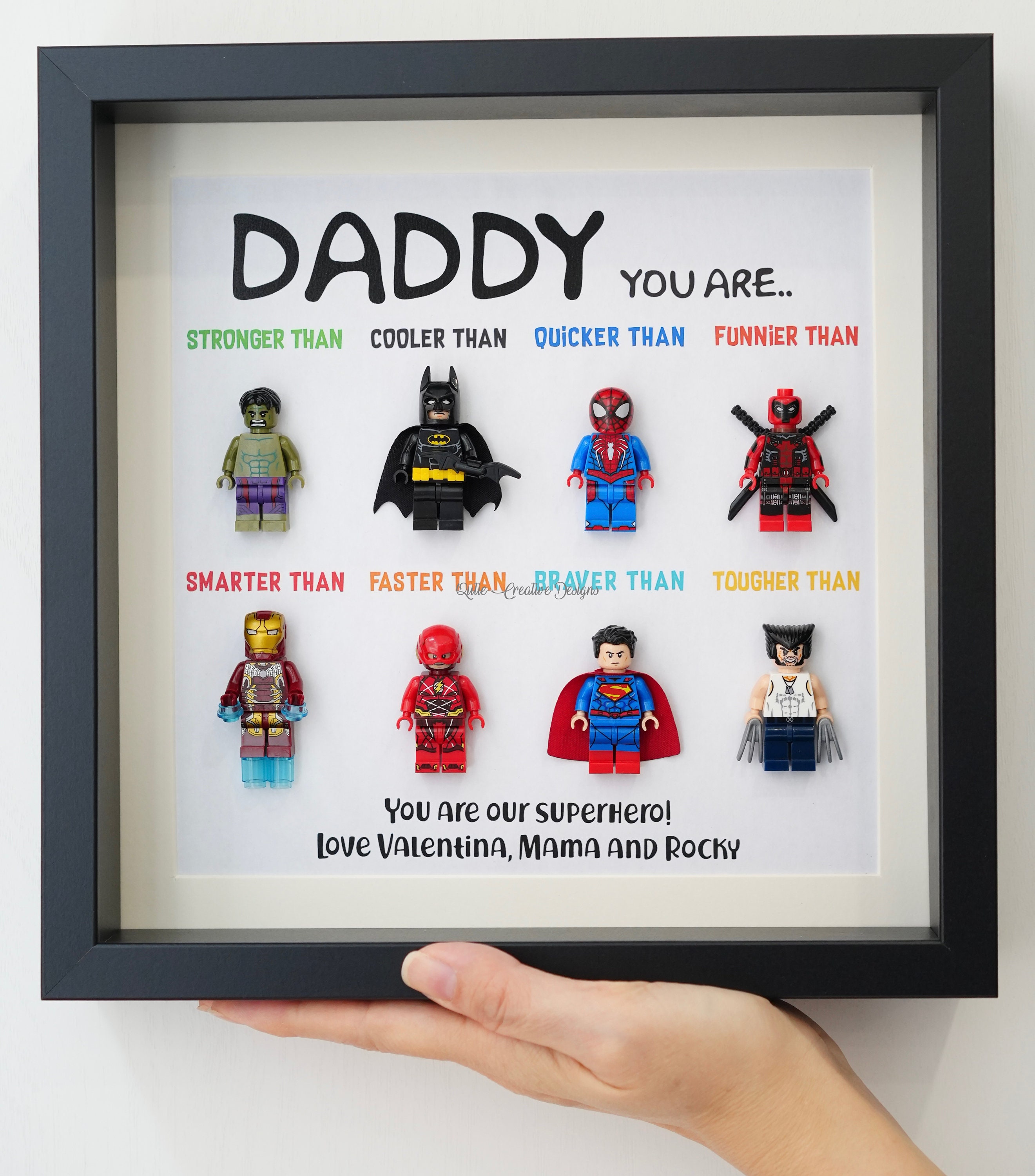 Gift for dad hero, gift for men, Christmas gifts for him, personalized gift for dad, gift for husband, daddy gifts, birthday gift for boyfriend