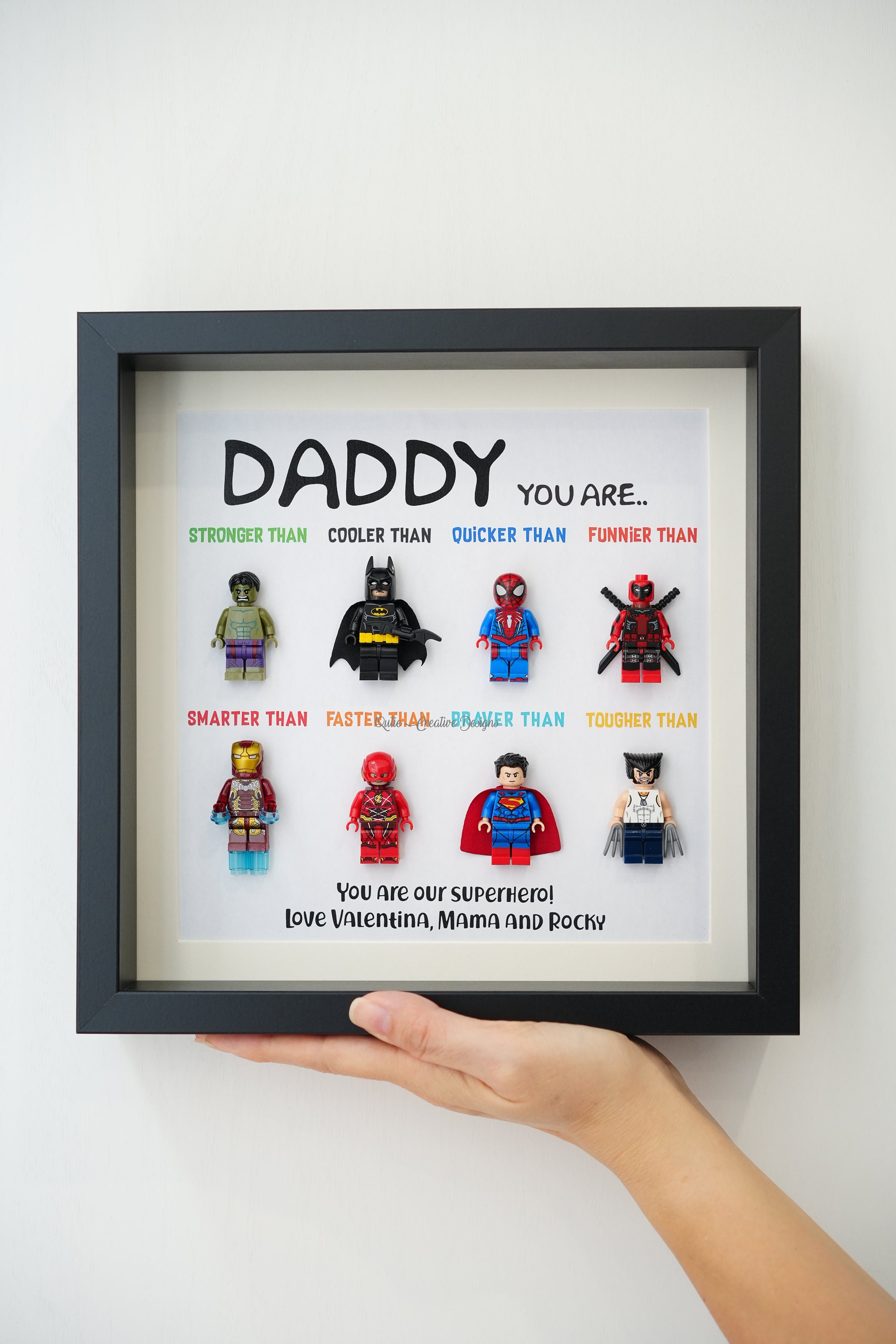 Gift for dad hero, gift for men, Christmas gifts for him, personalized gift for dad, gift for husband, daddy gifts, birthday gift for boyfriend