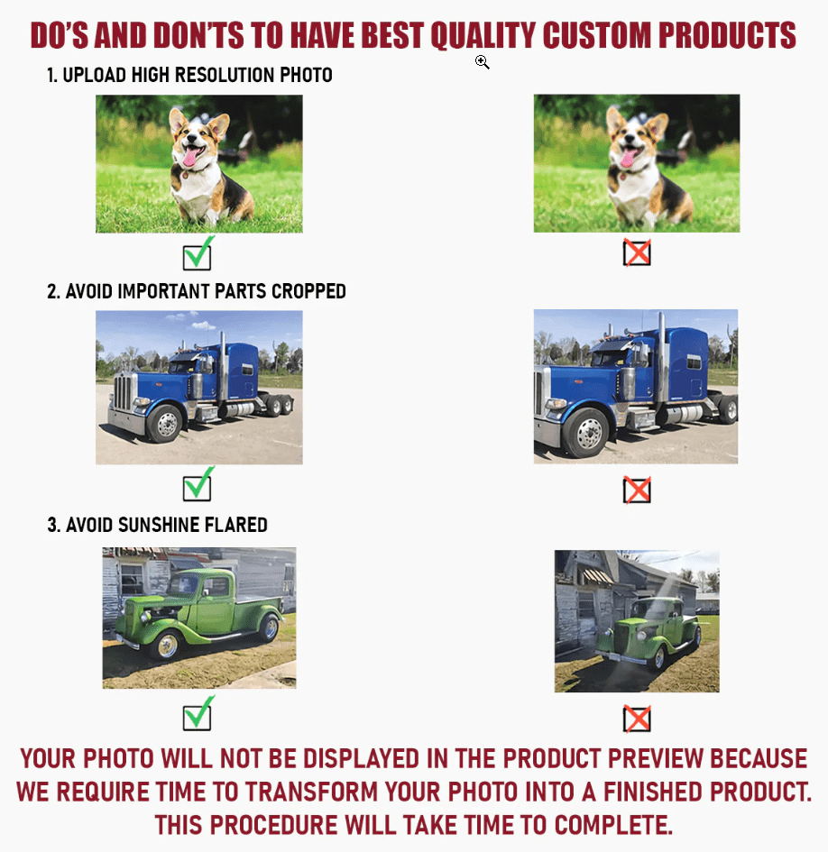 Customized Your Photo Ornament – Personalized Photo Mica Ornament – Christmas Gifts For Family Member