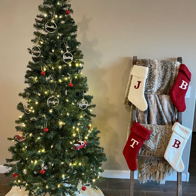 Personalized Wooden Christmas Ornaments 