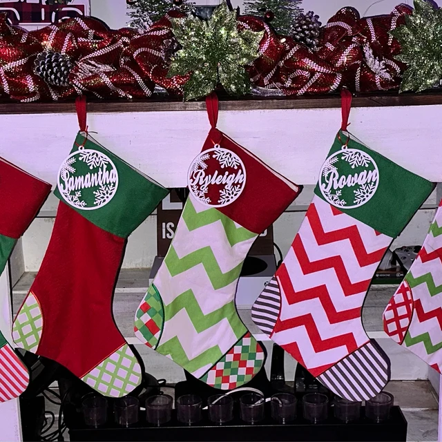 Personalized Wooden Christmas Ornaments 