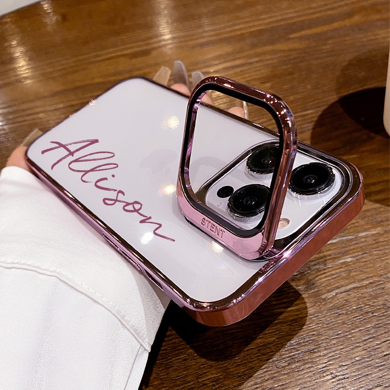 Personalized new name design stand all in one phone case for iphone 