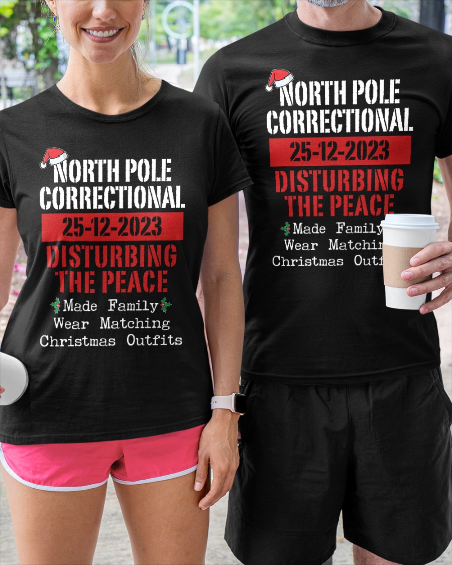 Disturbing The Peace Made Family Wear Matching Christmas Outfits 