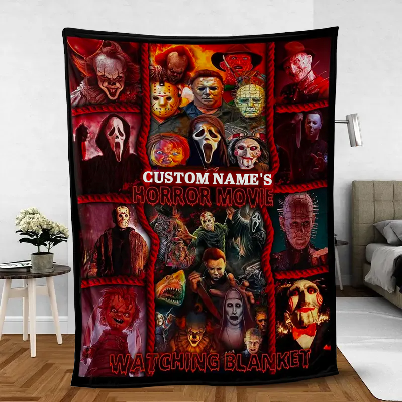 This is My Horror Movie Watching Blanket, This is My Horror Movie Blanket, Halloween Blanket,