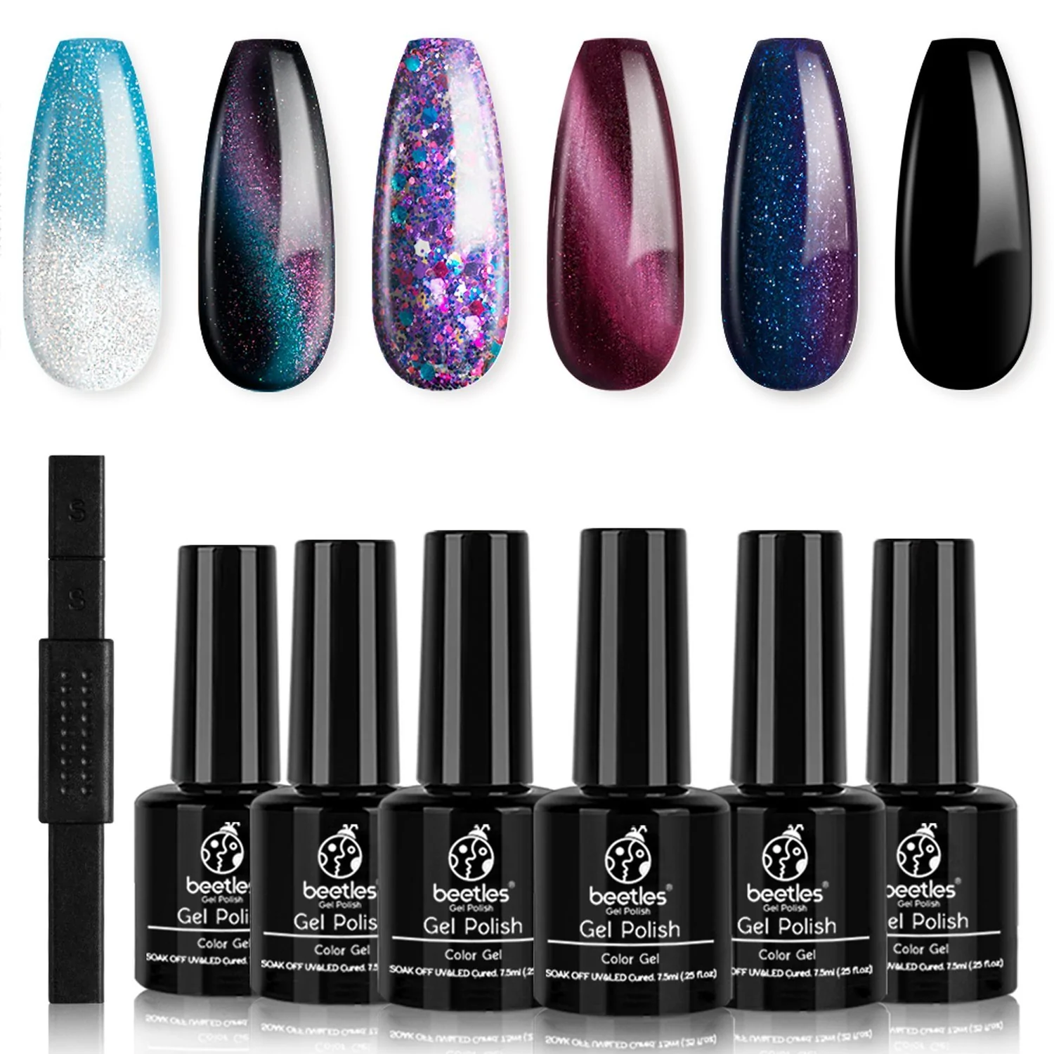 Galaxy Colors Cat Eye Gel Polish-88900-图片alt01