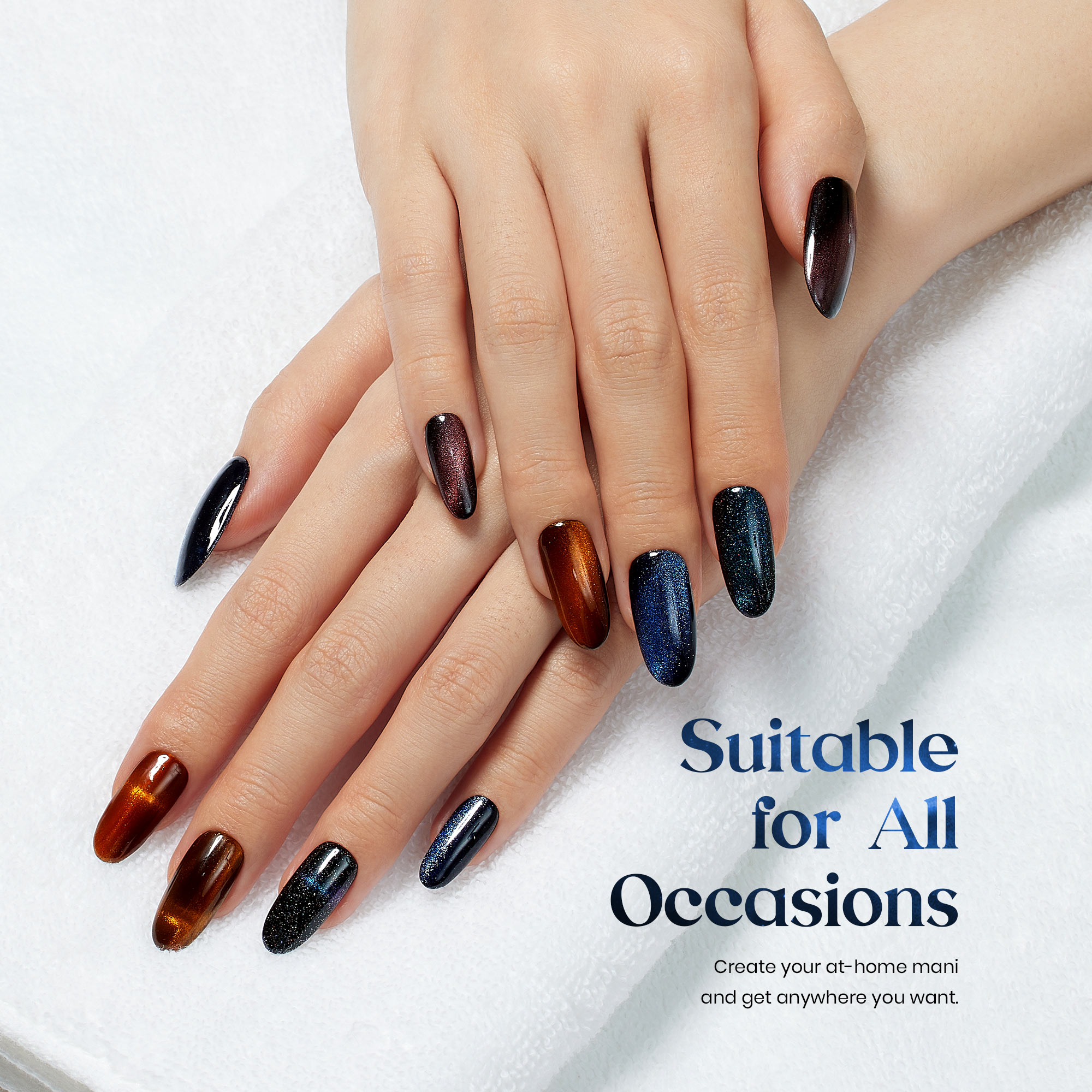 Galaxy Colors Cat Eye Gel Polish-88900-图片alt01