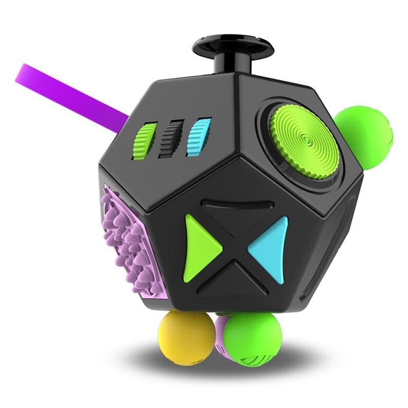 EDC Hand For Autism ADHD Anxiety Relief Focus Kids 12 Sides Anti-Stress Magic Stress Fidget Toys-88900-图片alt01