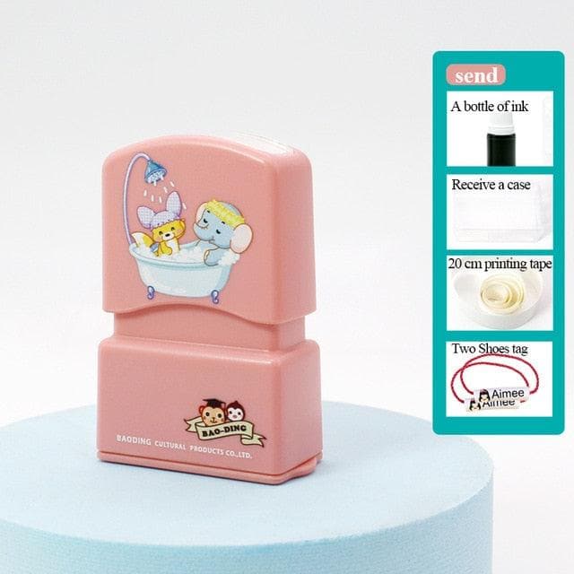 Custom-Made Baby Name Stamp DIY For Children Name Seal Student Clothes Chapter Not Easy To Fade Security Name Stamp Sticker-88900-图片alt01